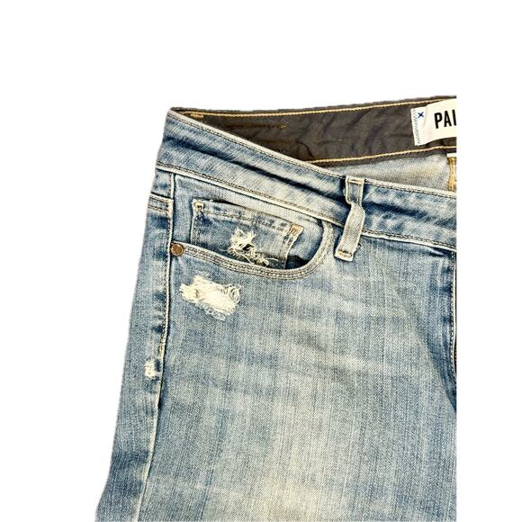 PAIGE Skinny Verdugo Ankle Jeans in Pryor Destructed Dirty Wash - Size 27✨👖✨ - Picture 7 of 16